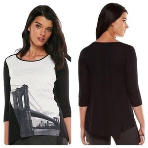 Elie Tahari Brooklyn Bridge Top